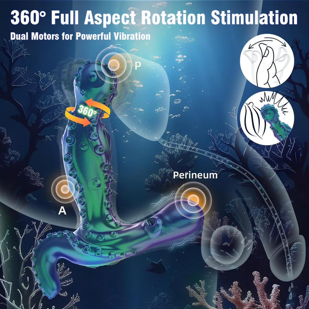 SwayThrob Kinky 360° Rotating Prostate Massager Anal Plug