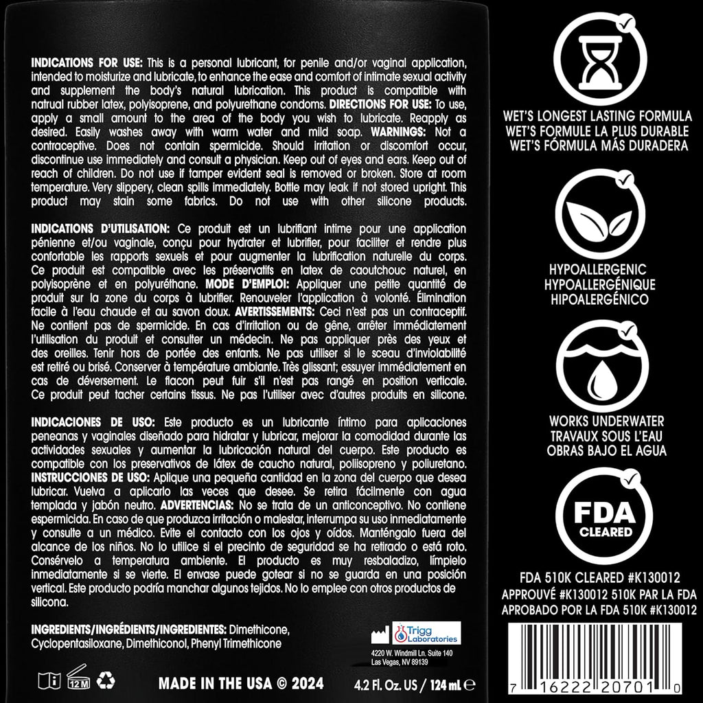 Enhanced Sexual Experience Silicone-Based Lube