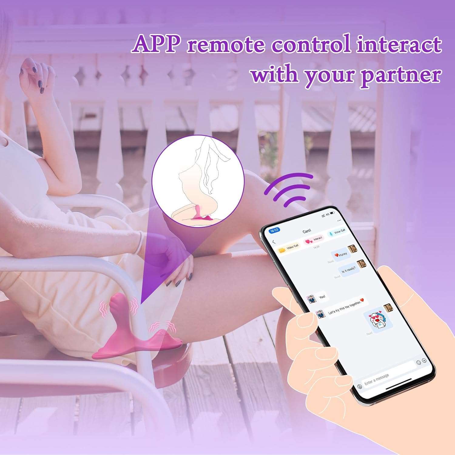 SereneJourney Remote Control G-Spot & Clit Stimulator