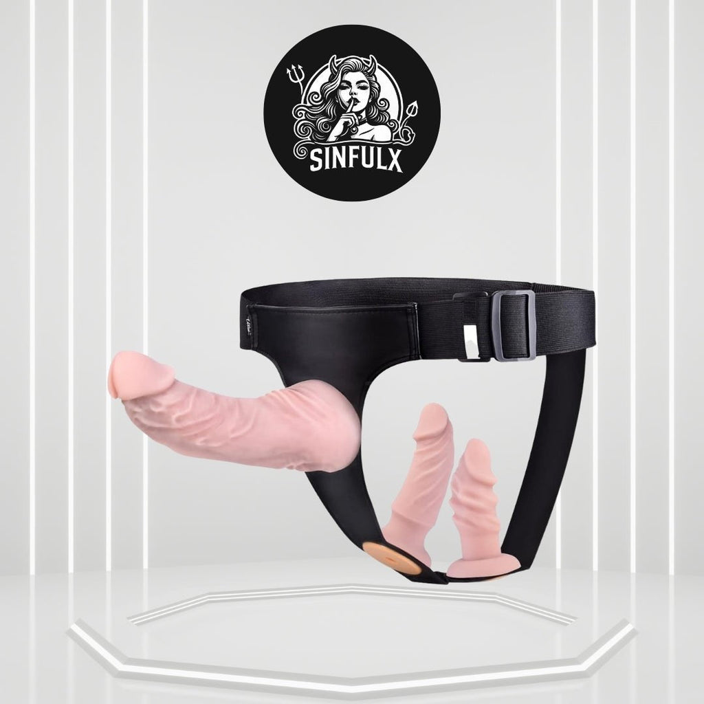 TrinityVibe Triple Dildo Strap-On