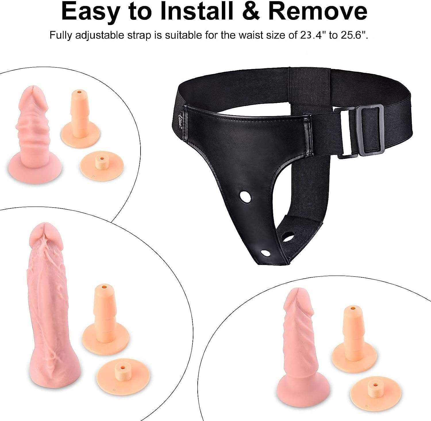 TrinityVibe Triple Dildo Strap-On