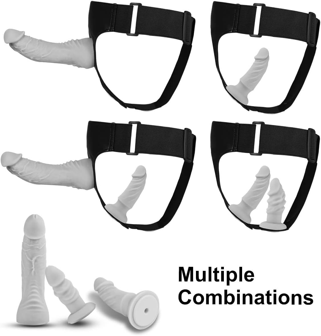 TrinityVibe Triple Dildo Strap-On